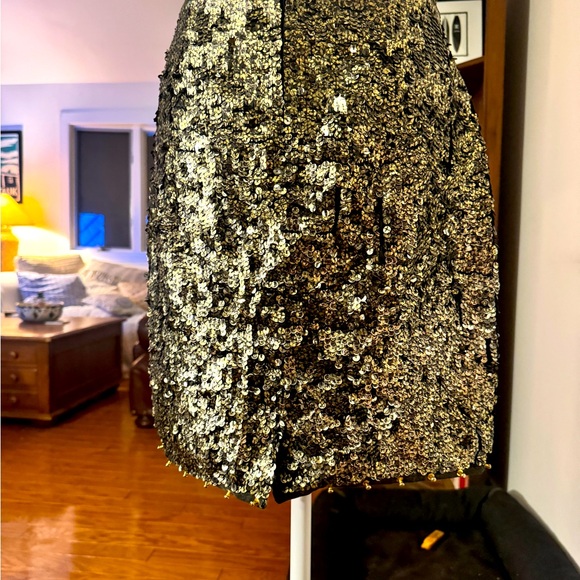Aje gold sequin embellished midi skirt size 10 AUD (6 US) - Picture 5 of 14